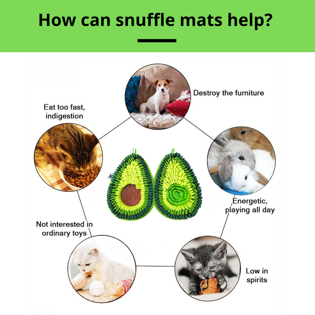 Delicious Avocado™ AntiBite Snuffle Mat