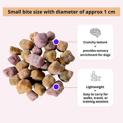 Yak Cheese Puffs for Dogs – Blueberry