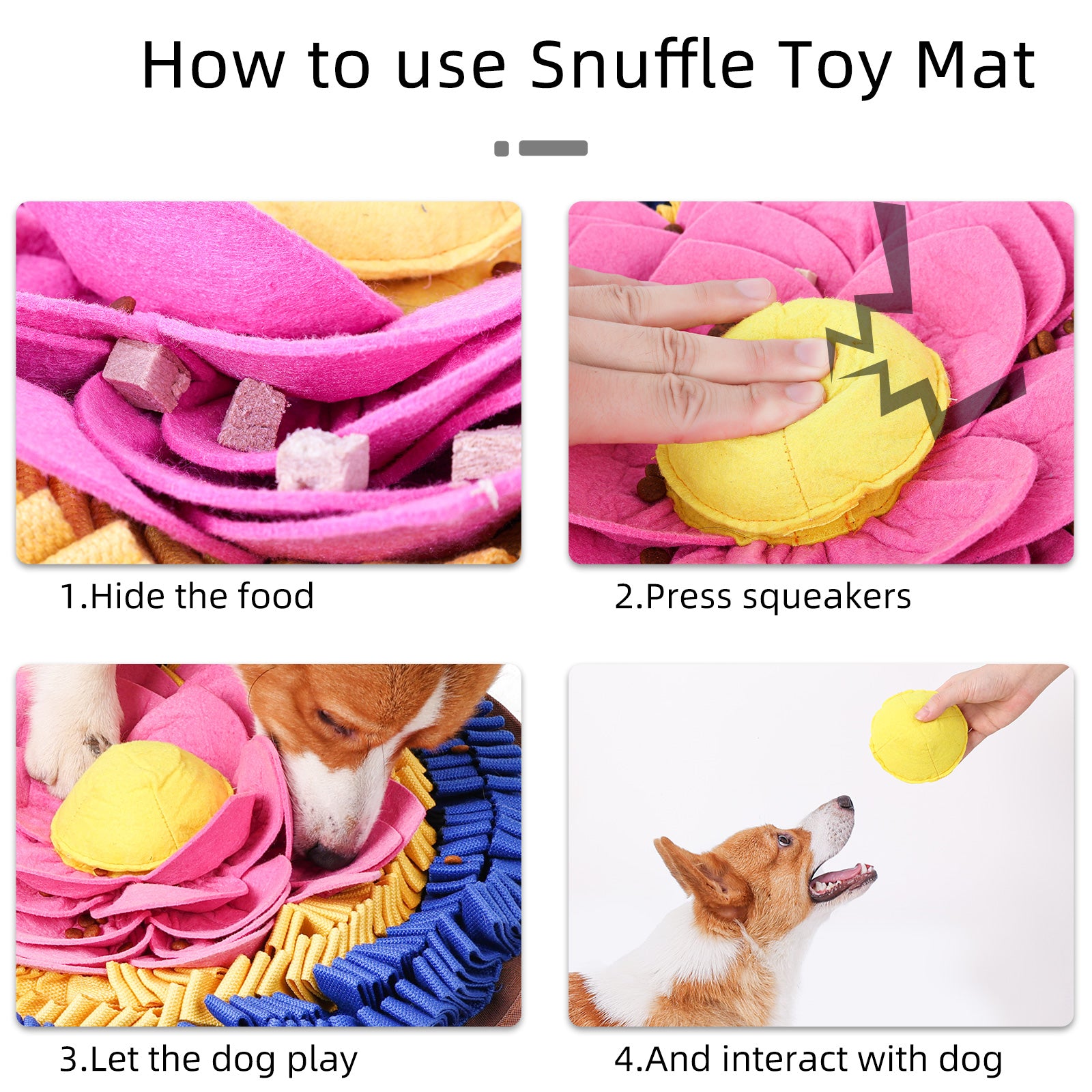 Pawzndogz Snuffle Mat Divine Lotus Anti Bite Level 3