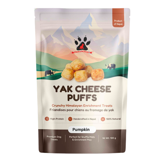 Yak Cheese Puffs for Dogs – Pumpkin